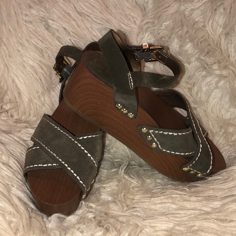 🌵Green Sam Edelman Platforms 🌵